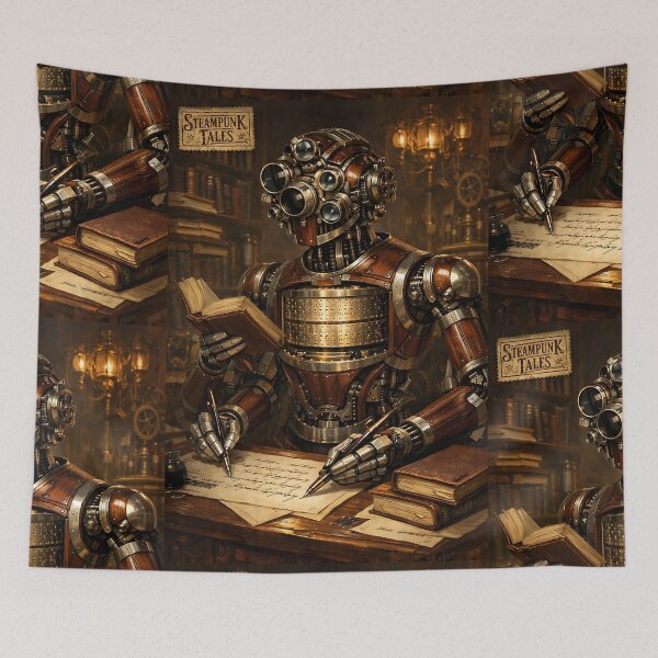 Item preview, The Alchemical Librarian - Steampunk Automaton designed and sold by bapupa.
