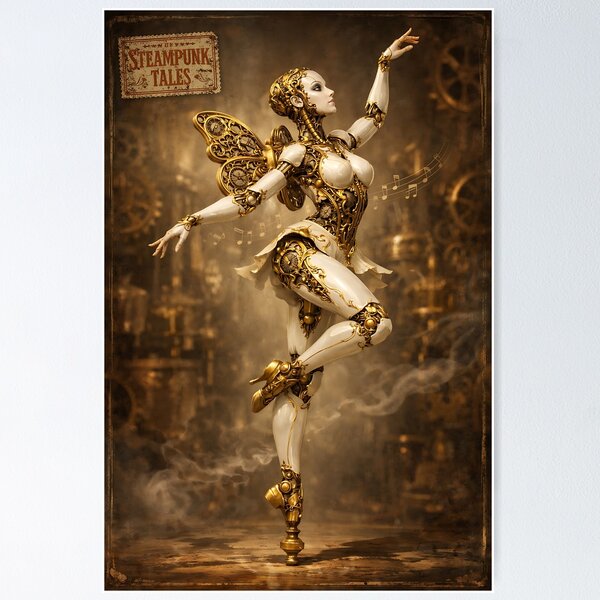 Item preview, The Clockwork Ballerina - Steampunk Automaton designed and sold by bapupa.