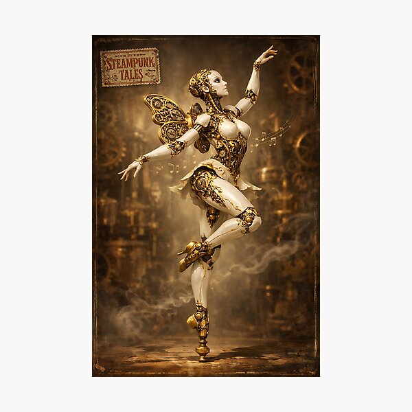 Item preview, The Clockwork Ballerina - Steampunk Automaton designed and sold by bapupa.