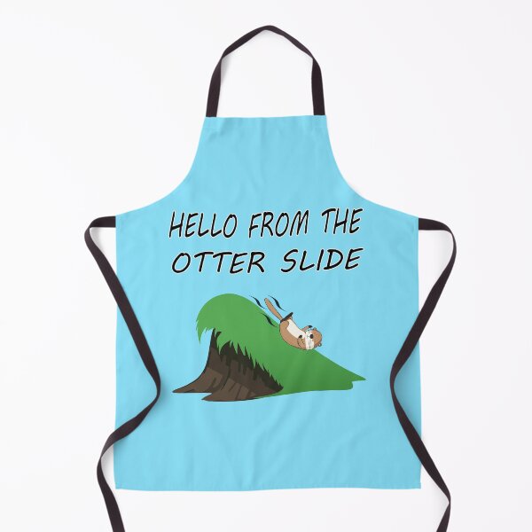 Item preview, Hello from the Otter Slide | Cute Otter Pun designed and sold by Lainey1978.