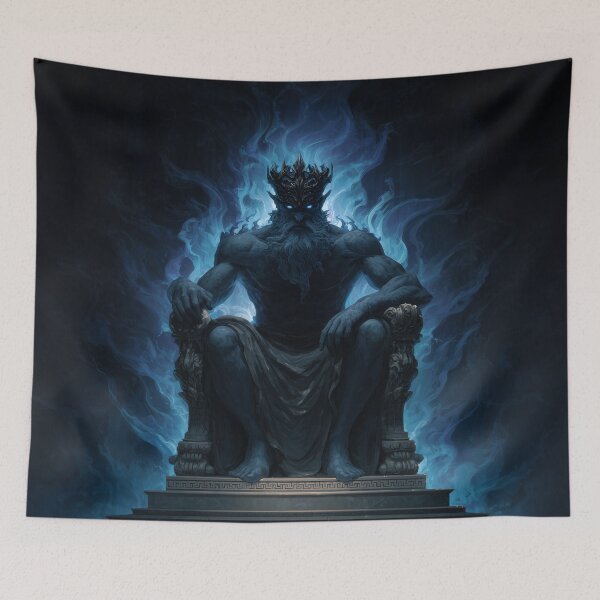 Item preview, Hades on His Obsidian Throne designed and sold by Rtymer.