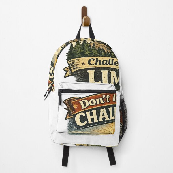 Item preview, Don’t Limit Your Challenges, Challenge Your Limits – Vintage Motivational Quote designed and sold by Artflare Studio.