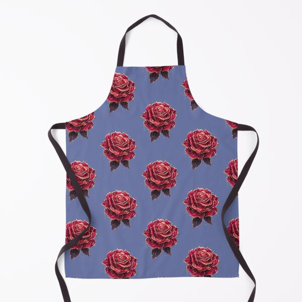 Item preview, Red Rose with gold trim designed and sold by lucyinspace.