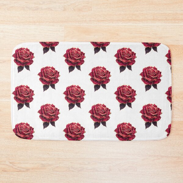 Item preview, Red Rose with gold trim designed and sold by lucyinspace.