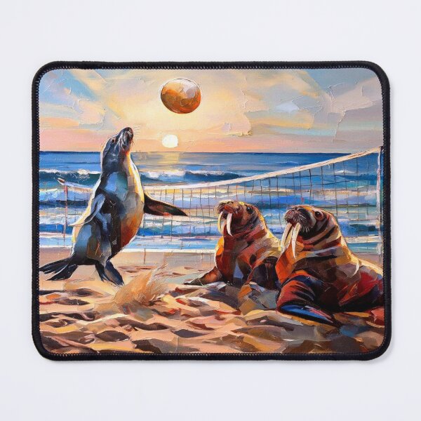 Item preview, Sunset Spike: The Surreal Beach Volleyball Match designed and sold by daweave77.