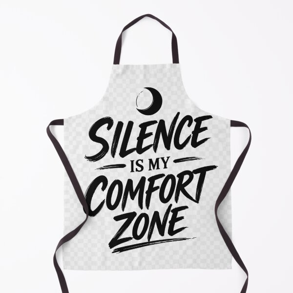 Artikelvorschau, T-Shirt „Stille ist meine Komfortzone“ | Zitat-T-Shirt für Introvertierte | entworfen und verkauft von spotsun.