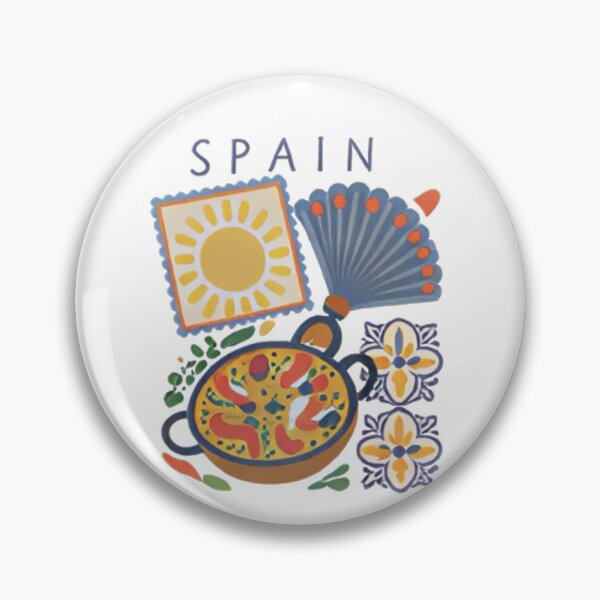 Item preview, Spain Aesthetic Illustration | Spanish Vibes Travel Design | Barcelona Summer Art designed and sold by Mialunaa.