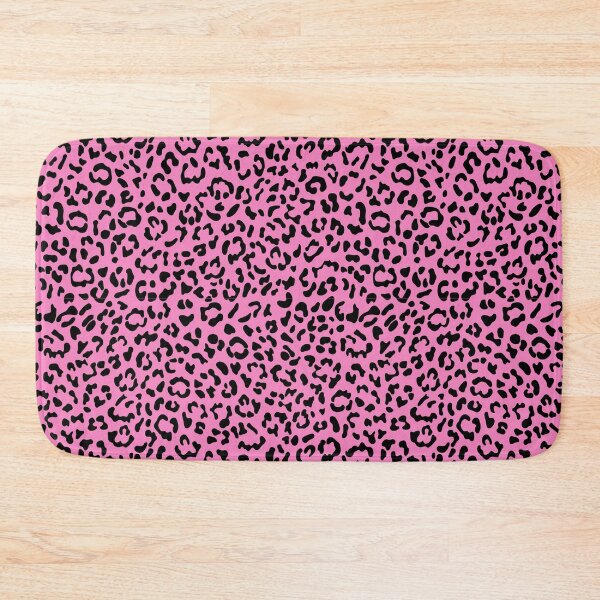 Item preview, mcbling y2k cheetah print black on shell pink designed and sold by quinnhopp.