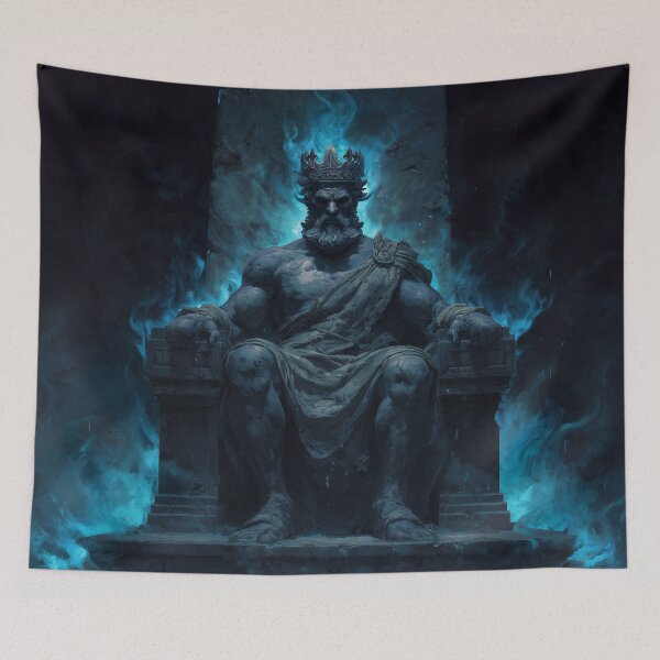 Item preview, Hades on His Obsidian Throne designed and sold by Rtymer.