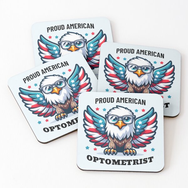Item preview, Optometrist Gift Cute Patriotic Eagle Glasses Design designed and sold by Sachie's Studio.