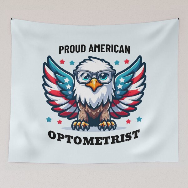 Item preview, Optometrist Gift Cute Patriotic Eagle Glasses Design designed and sold by Sachie's Studio.