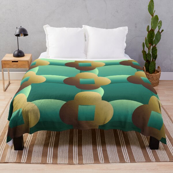 Item preview, Abstract Gold Coins Pattern designed and sold by Gradient Concept.