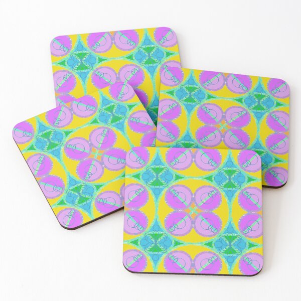 Item preview, Soft Geometric Pattern with Circles and Squares designed and sold by anamariafischer.