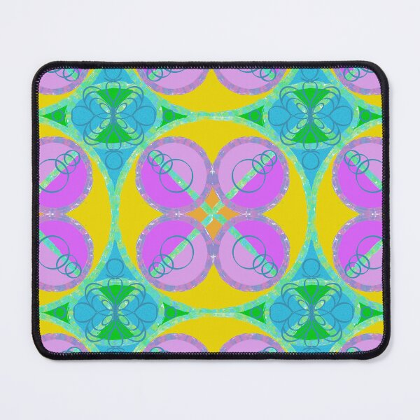 Item preview, Soft Geometric Pattern with Circles and Squares designed and sold by anamariafischer.