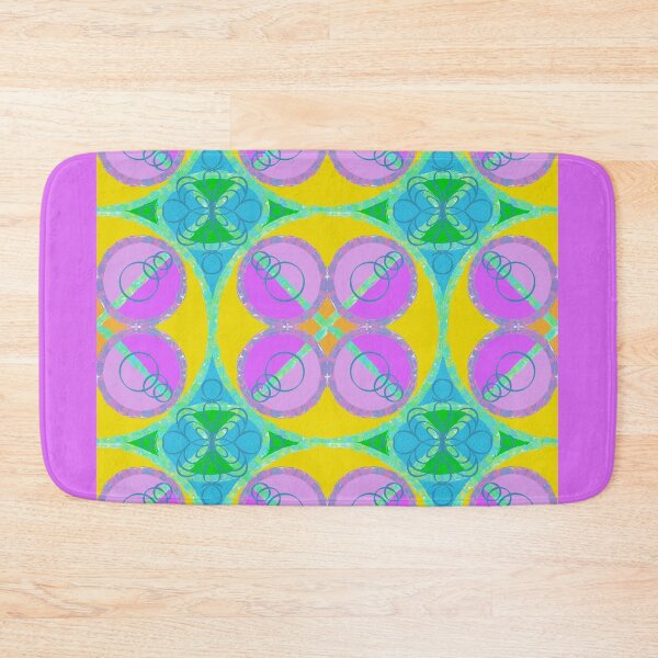 Item preview, Soft Geometric Pattern with Circles and Squares designed and sold by anamariafischer.