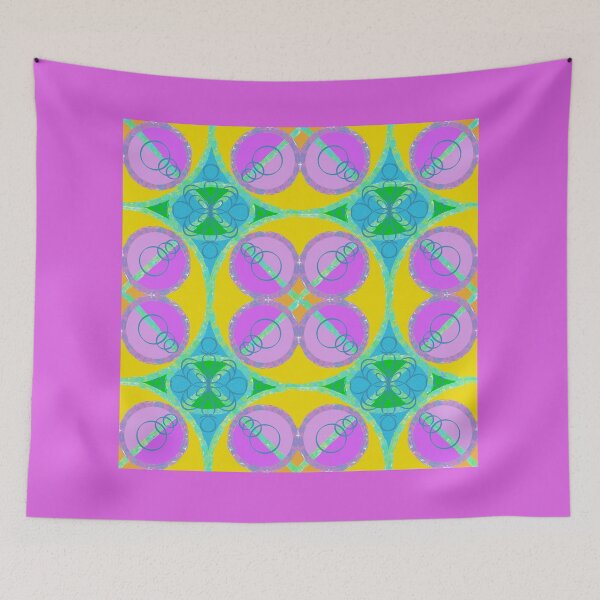 Item preview, Soft Geometric Pattern with Circles and Squares designed and sold by anamariafischer.