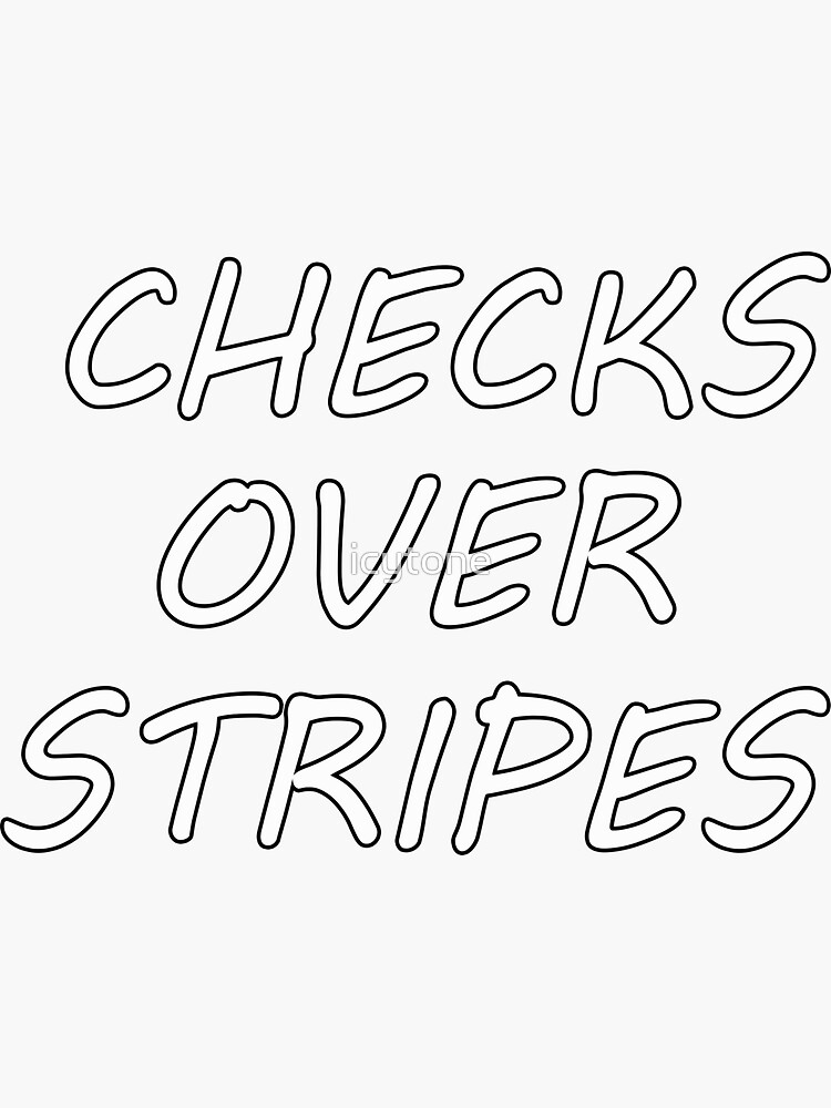 check over stripes
