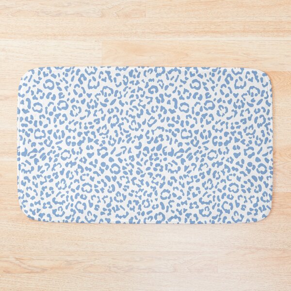 Item preview, mcbling y2k cheetah print blue on white designed and sold by quinnhopp.