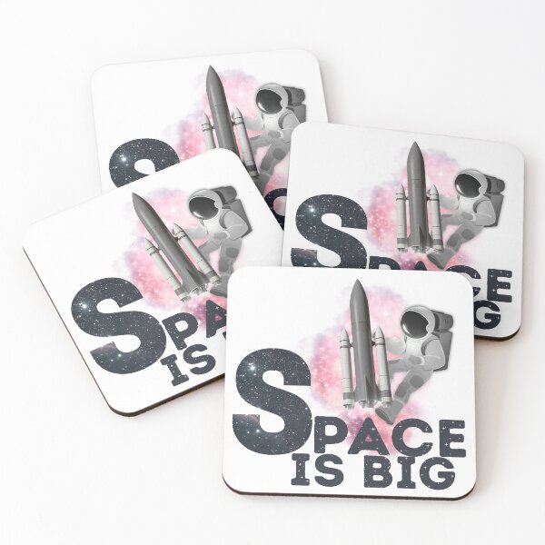 Item preview, Space Is Big Astronaut Rocket designed and sold by ReuvenStore.