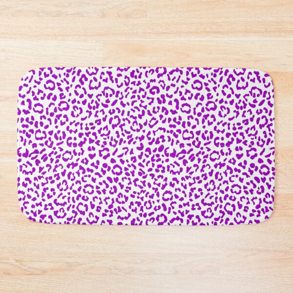 Item preview, mcbling y2k cheetah print purple on white designed and sold by quinnhopp.