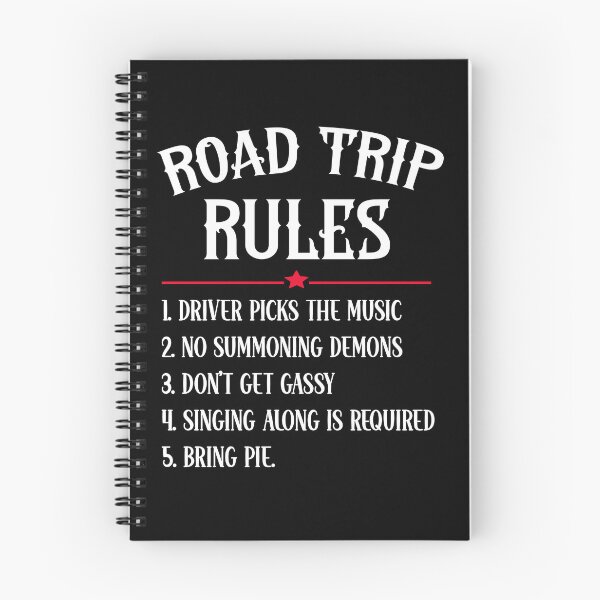 Item preview, Driver Picks The Music Road Trip Rules Funny Supernatural designed and sold by Say It With Ink.