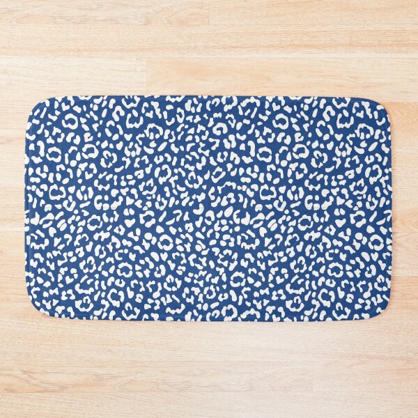 Item preview, mcbling y2k cheetah print white on navy designed and sold by quinnhopp.