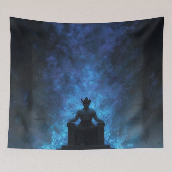 Item preview, Hades on His Obsidian Throne designed and sold by Rtymer.