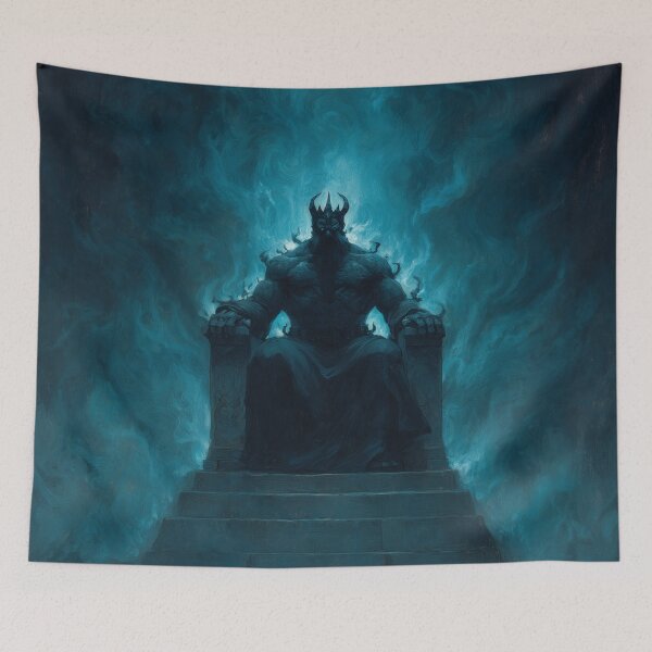 Item preview, Hades on His Obsidian Throne designed and sold by Rtymer.