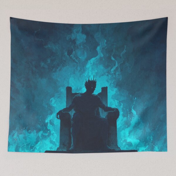 Item preview, Hades on His Obsidian Throne designed and sold by Rtymer.