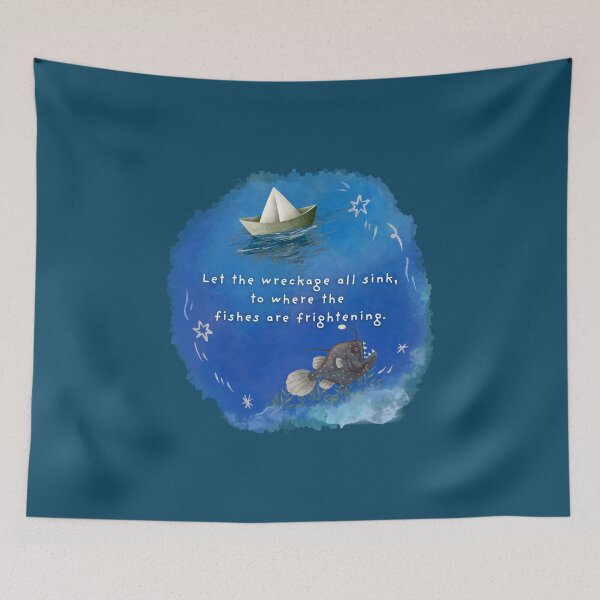 Item preview, Frightening Fishes designed and sold by Sunnie D.