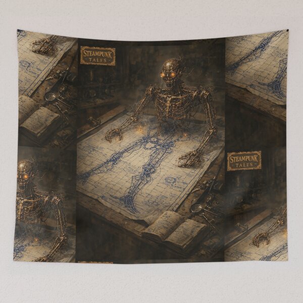 Item preview, The Living Blueprint - Steampunk Horror designed and sold by bapupa.