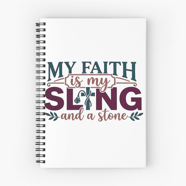 Item preview, Davidic Courage — MY FAITH is my SLING and a stone designed and sold by Faithloveshop.