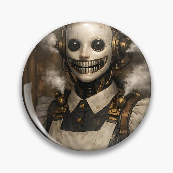 Item preview, The Piston-Powered Smile - Steampunk Horror designed and sold by bapupa.