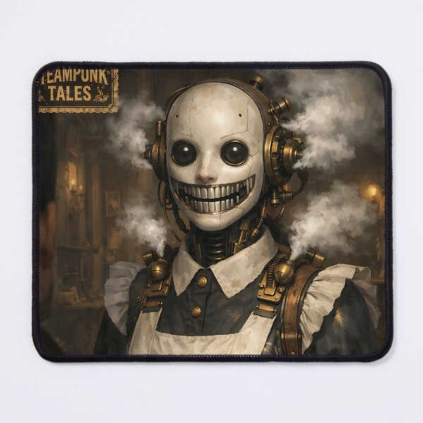 Item preview, The Piston-Powered Smile - Steampunk Horror designed and sold by bapupa.