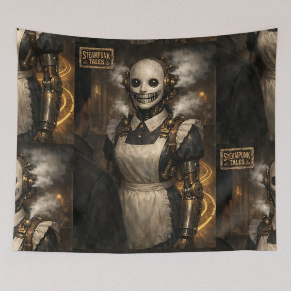 Item preview, The Piston-Powered Smile - Steampunk Horror designed and sold by bapupa.