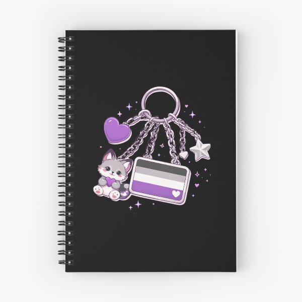 Item preview, Asexual Keychain designed and sold by BritPoPBrat.