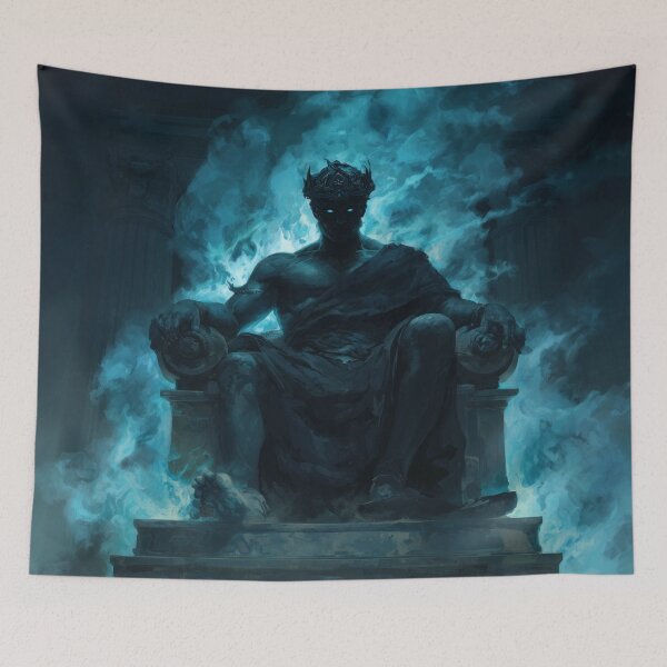 Item preview, Hades on His Obsidian Throne designed and sold by Rtymer.
