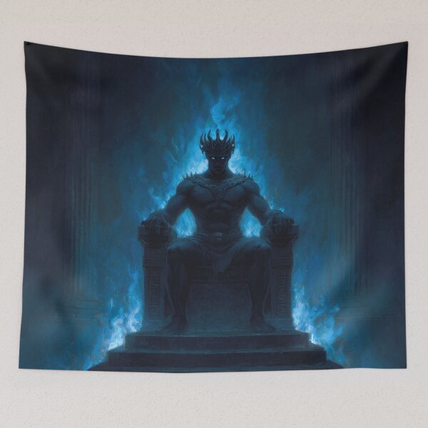 Item preview, Hades on His Obsidian Throne designed and sold by Rtymer.