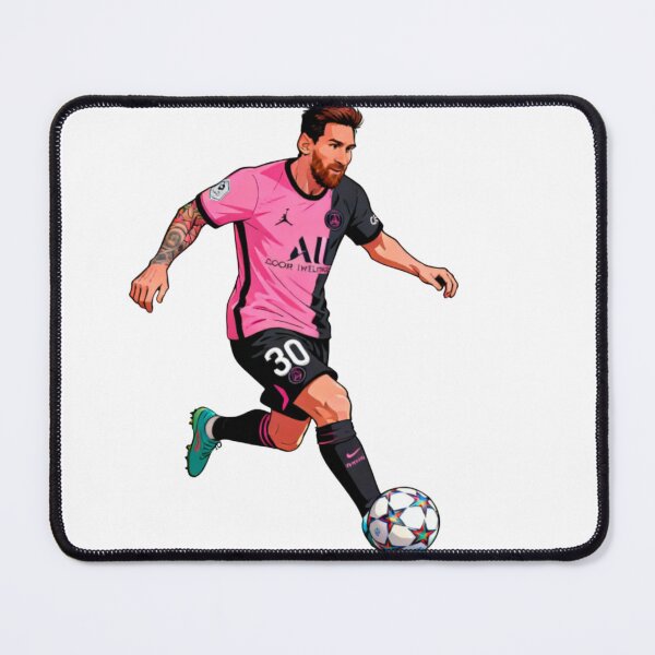 Item preview, Illustration of a Soccer Player in Pink and Black - Digital Sports Art designed and sold by Skully-Studio.