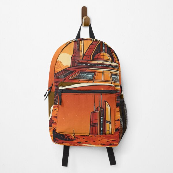 Item preview, Vintage Retro Future Mars Exploration Base designed and sold by Retro Mood Co.