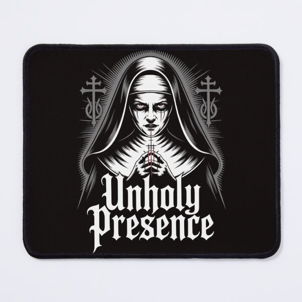 Item preview, Unholy Presence Creepy Nun Horror Gothic Occult Dark Art Design designed and sold by ChillDrop.
