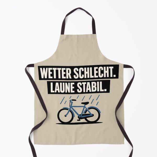 Item preview, Wetter Schlecht Laune Stabil German Cycling Rain Graphic designed and sold by POD DYNASTY.