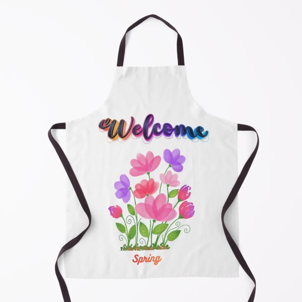 Item preview, Welcome Spring Floral T-Shirt – Spring Flowers Design designed and sold by Saira Rizwan.