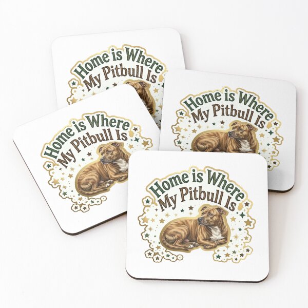 Item preview, Home is where my Pitbull is designed and sold by My Pitbull Place.