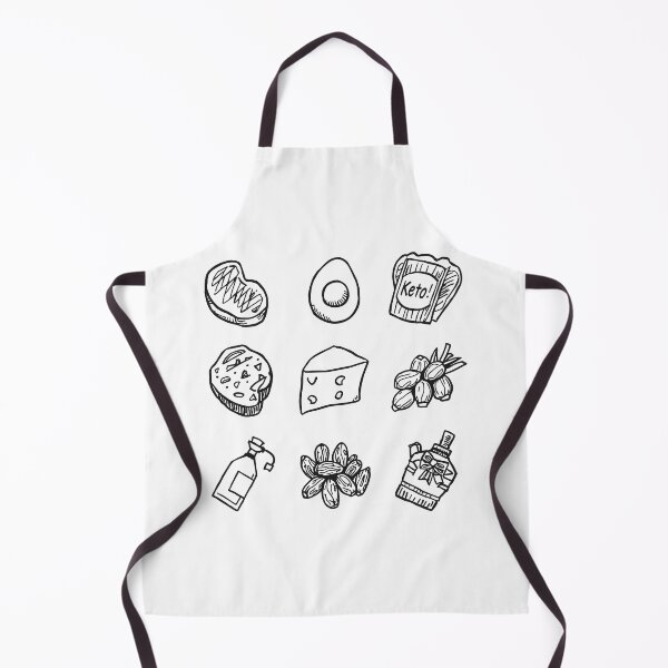 Item preview, Keto Lifestyle Doodle Set – Healthy Fats & Low Carb Icons designed and sold by DOROTA-0909.
