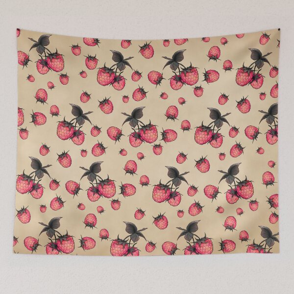 Item preview, Pink Raspberries designed and sold by RetroCoven.