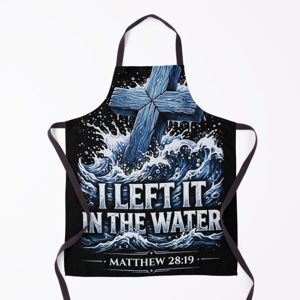 Item preview, I Left It In The Water Baptism Cross designed and sold by Isaias Gomez.