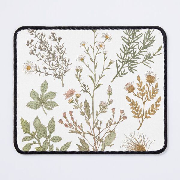 Item preview, Wild Healing Herbs — Minimalist Botanical Illustration Print designed and sold by VintageTips.