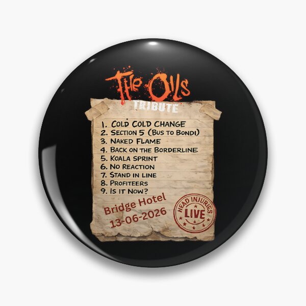 Item preview, Head Injuries Live Tribute Concert Poster Vintage Style designed and sold by Ace01st.