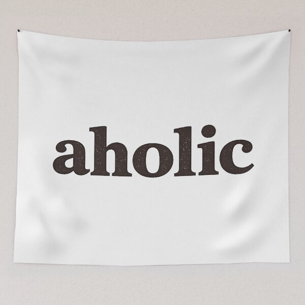 Item preview, Aholic – Addictive Personality Minimalist Shirt designed and sold by gahteeriffico.